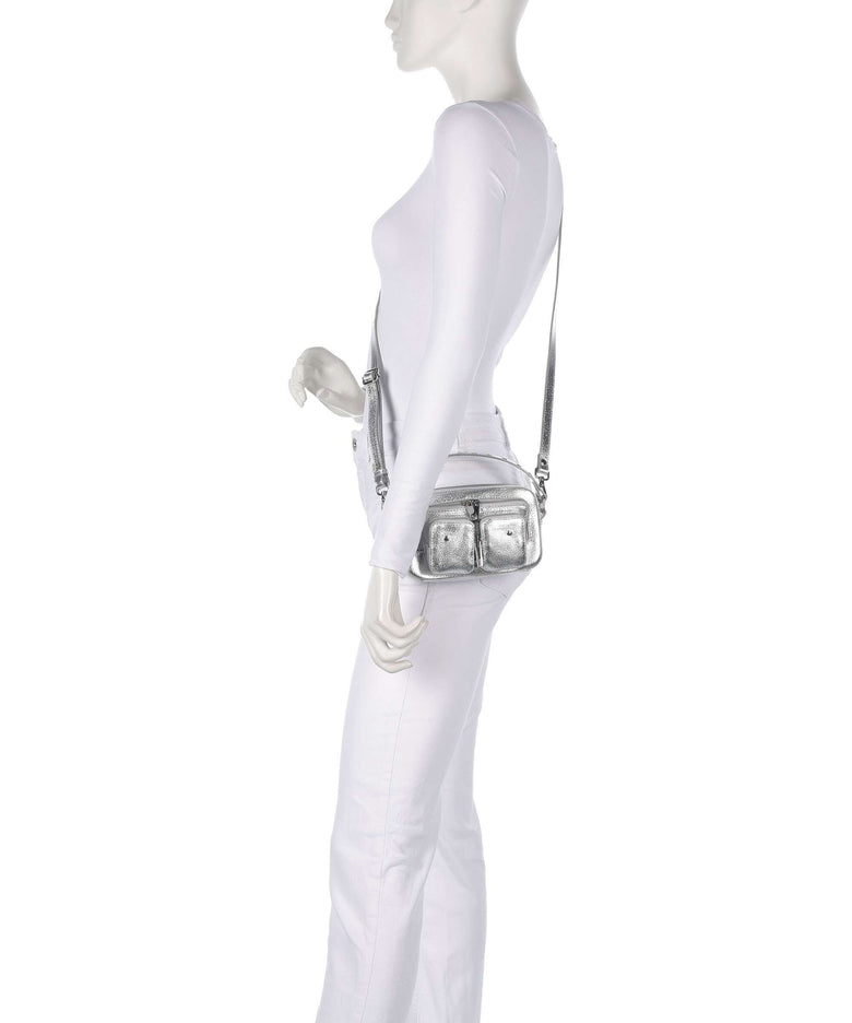 Núnoo Metallic Helena Crossbody bag silver