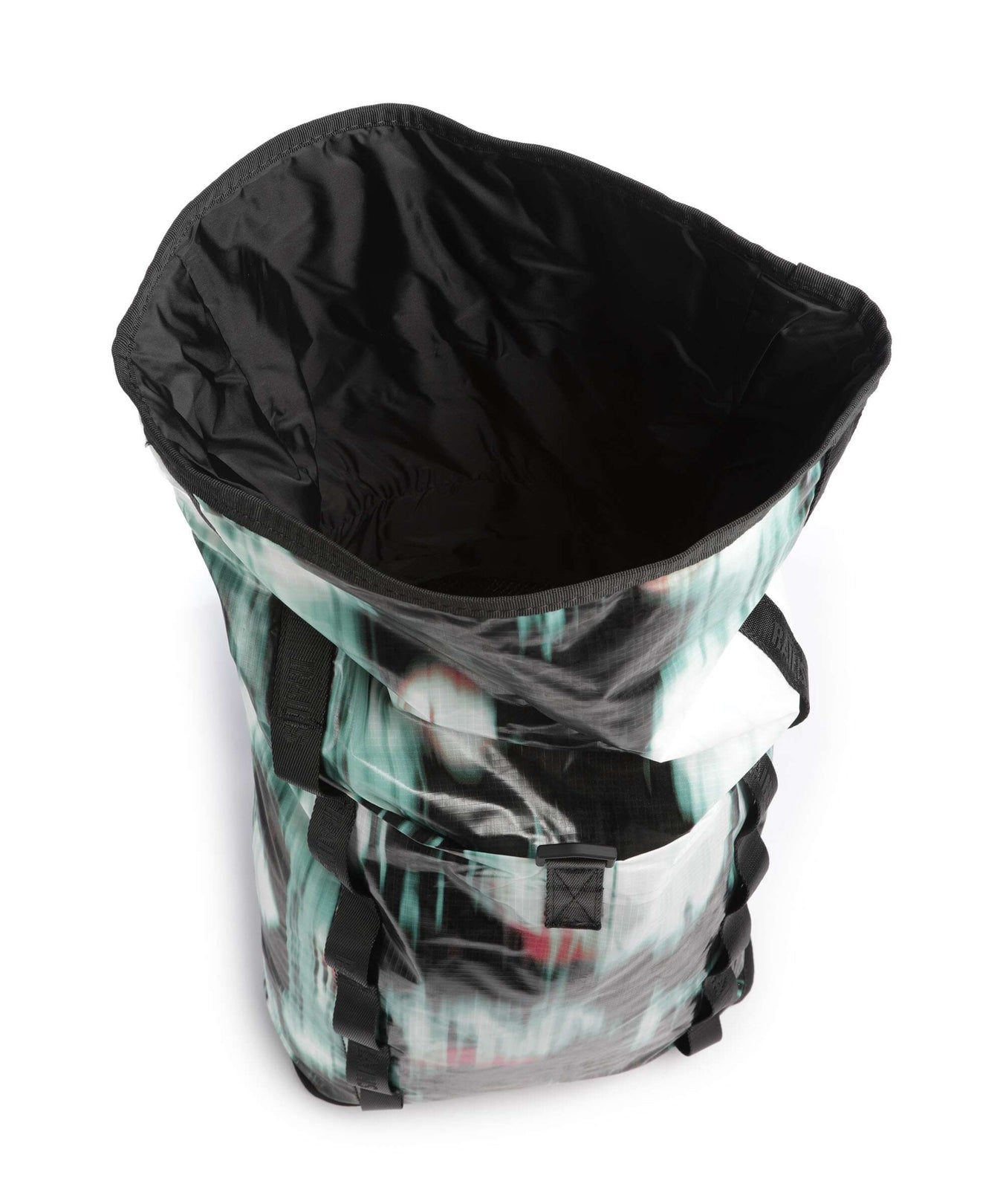 Rains Sibu Rolltop backpack blur