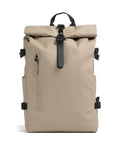 Rains Large Rolltop backpack beige