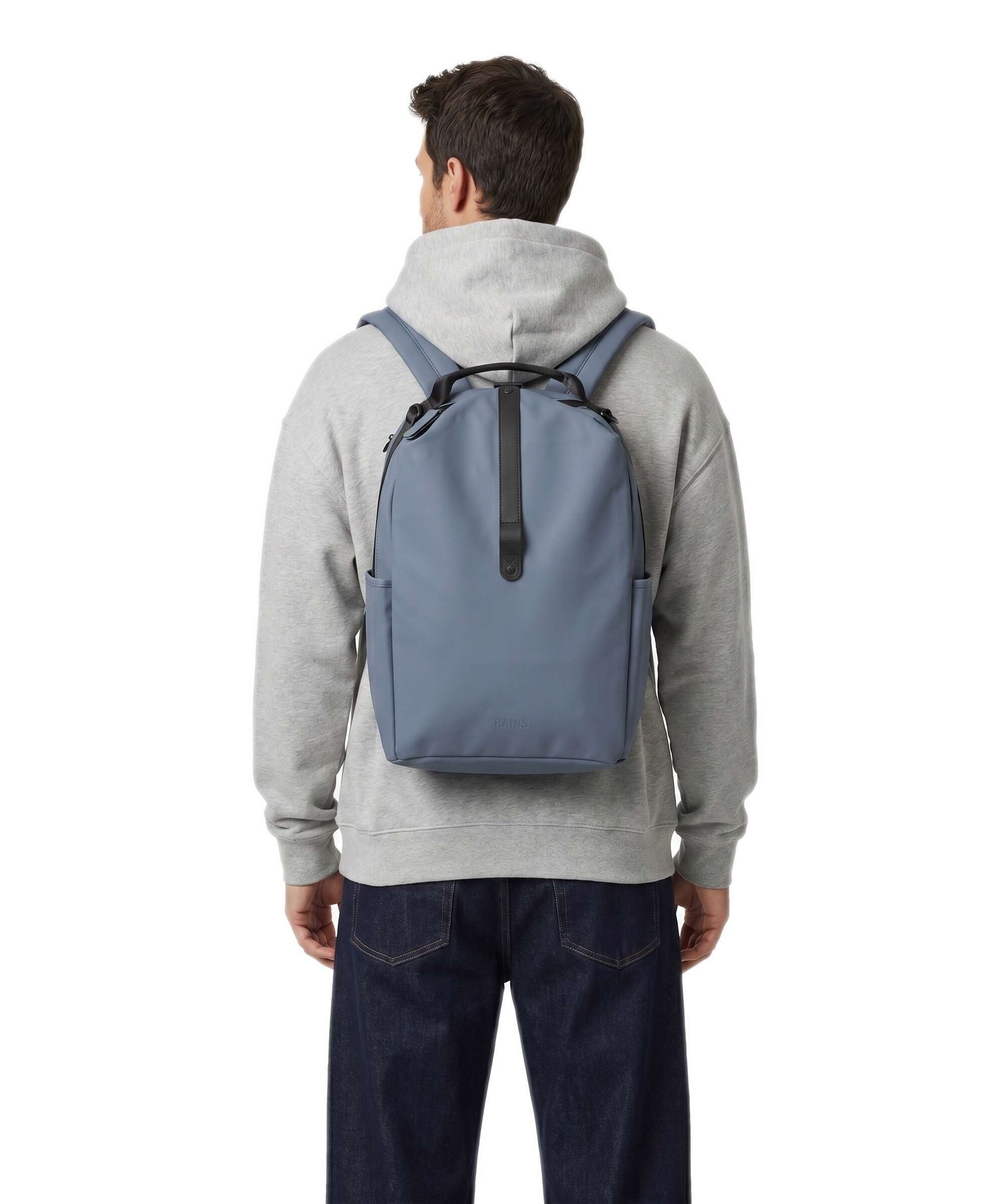 Rains Clip Front Backpack blue dusk