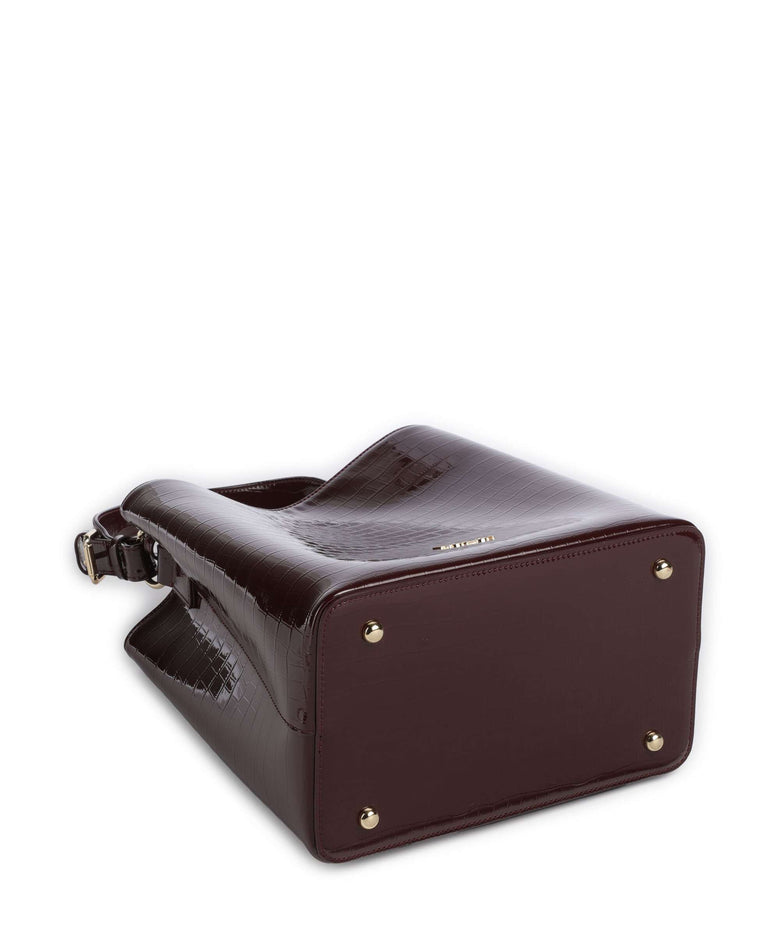 Kazar Victoria Bucket bag maroon