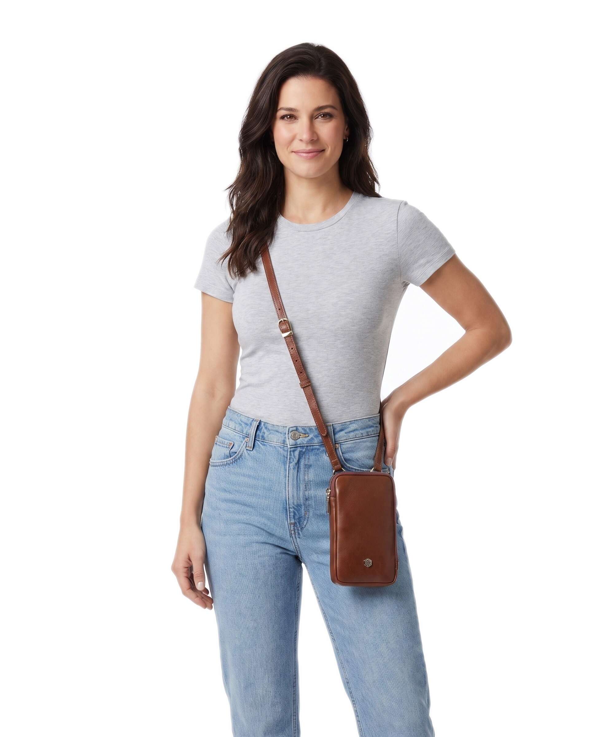 Jekyll & Hide Paris Phone bag tan
