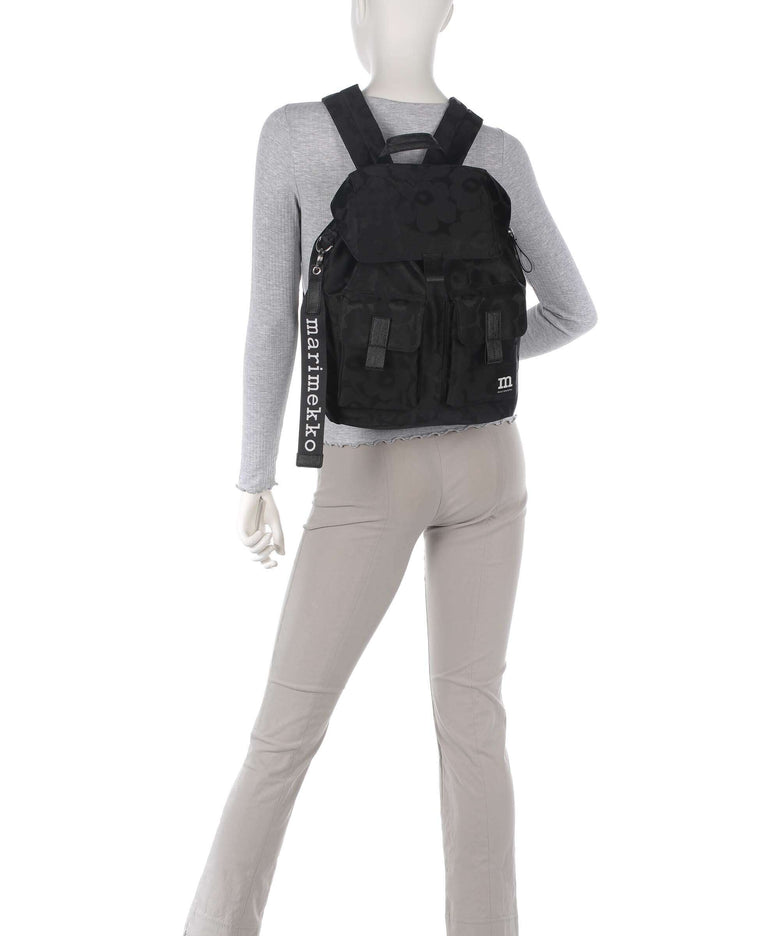 Marimekko Everything Unikko L Backpack black