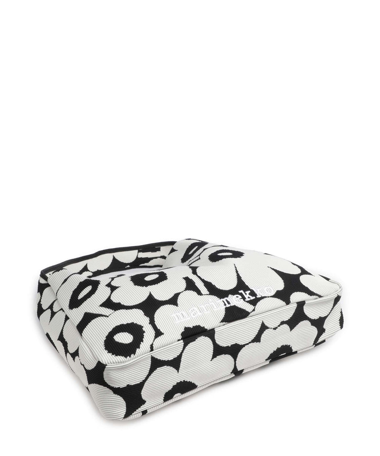Marimekko Knitted Unikko Hobo bag black/offwhite