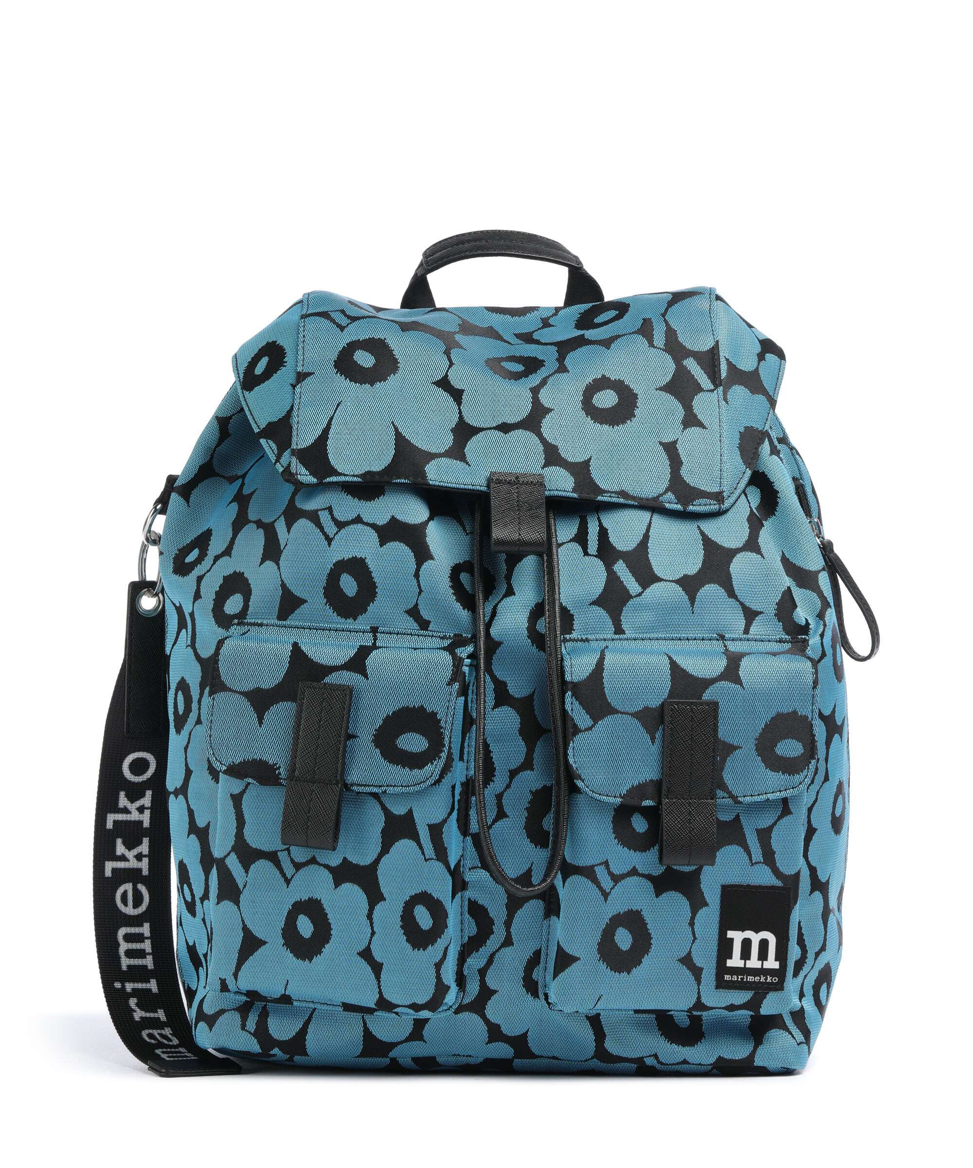 Marimekko Everything Unikko L Backpack blue/black