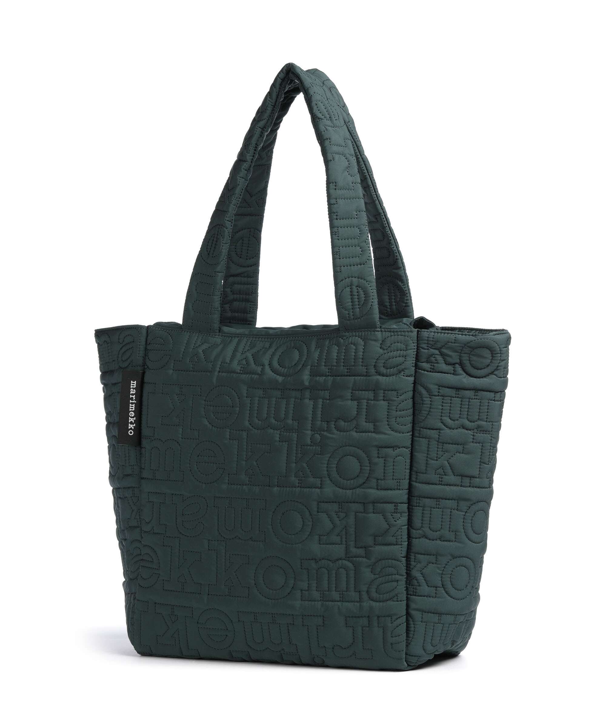 Marimekko Joy Logo M Tote bag dark green