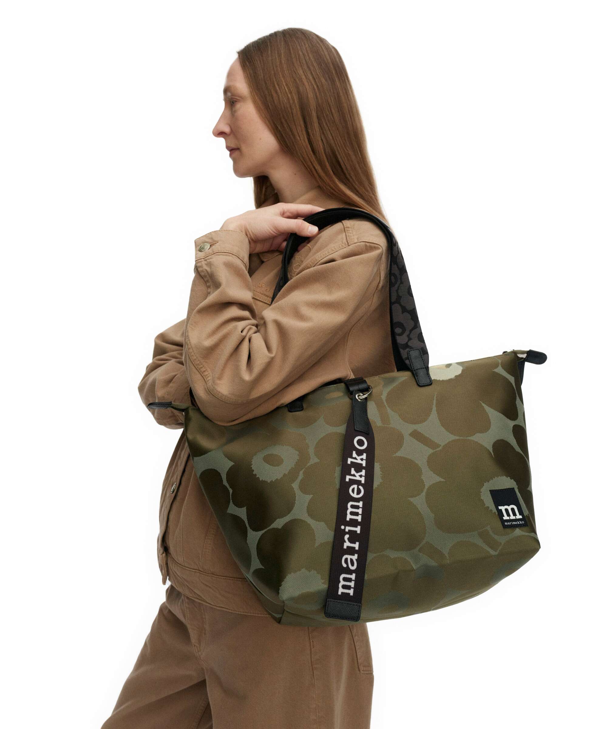 Marimekko All Day Unikko Tote bag green/light green
