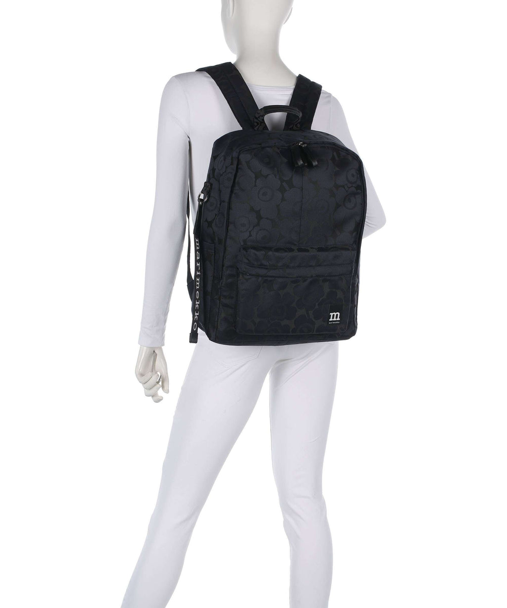 Marimekko Unikko Zip Top Backpack blue/dark blue