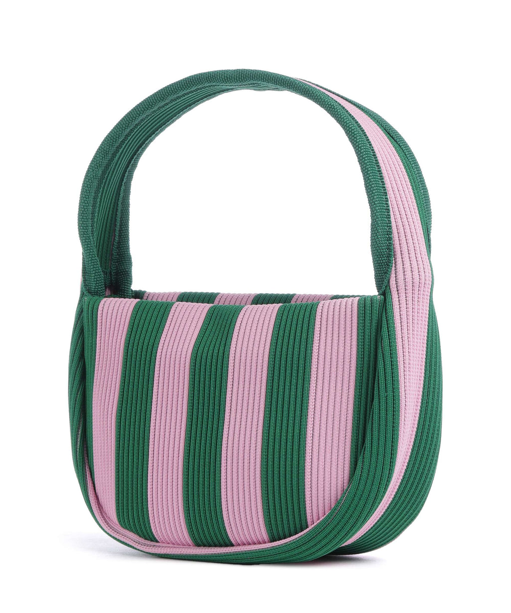 Marimekko Knitted Merirosvo Handbag pink/dark green
