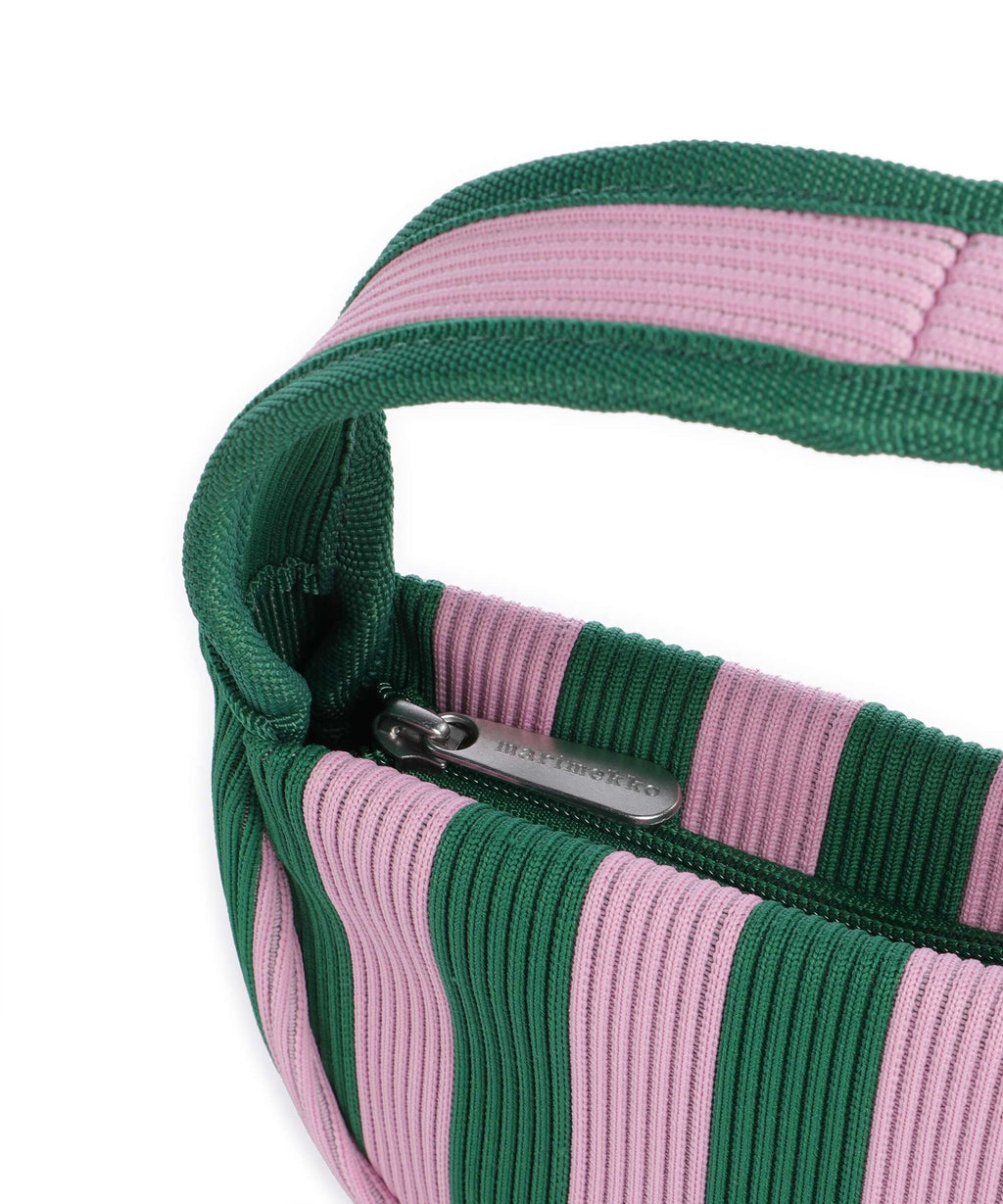 Marimekko Knitted Merirosvo Handbag pink/dark green