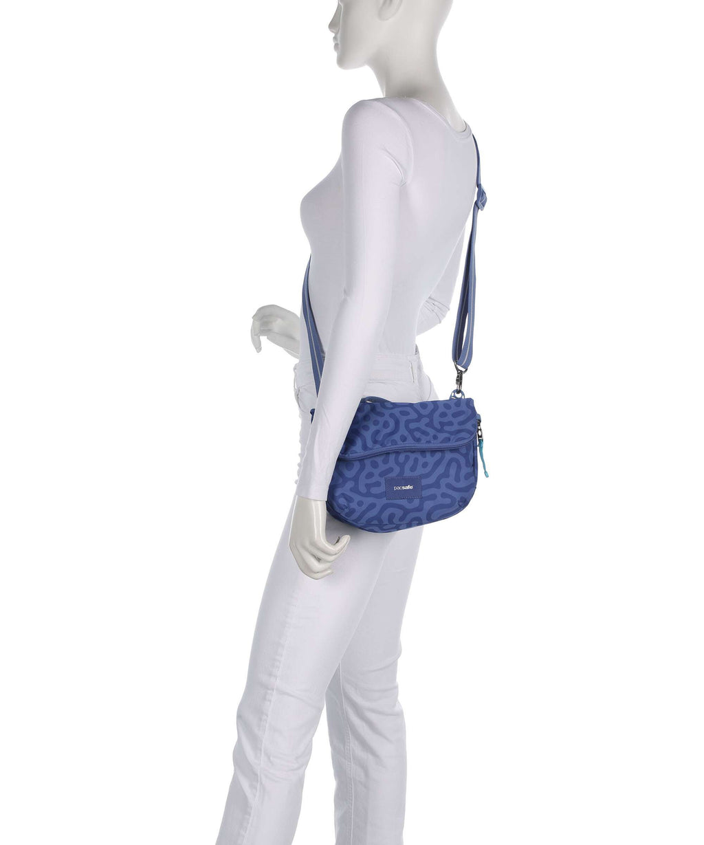 Pacsafe Go Saddle Crossbody bag cerulean blue