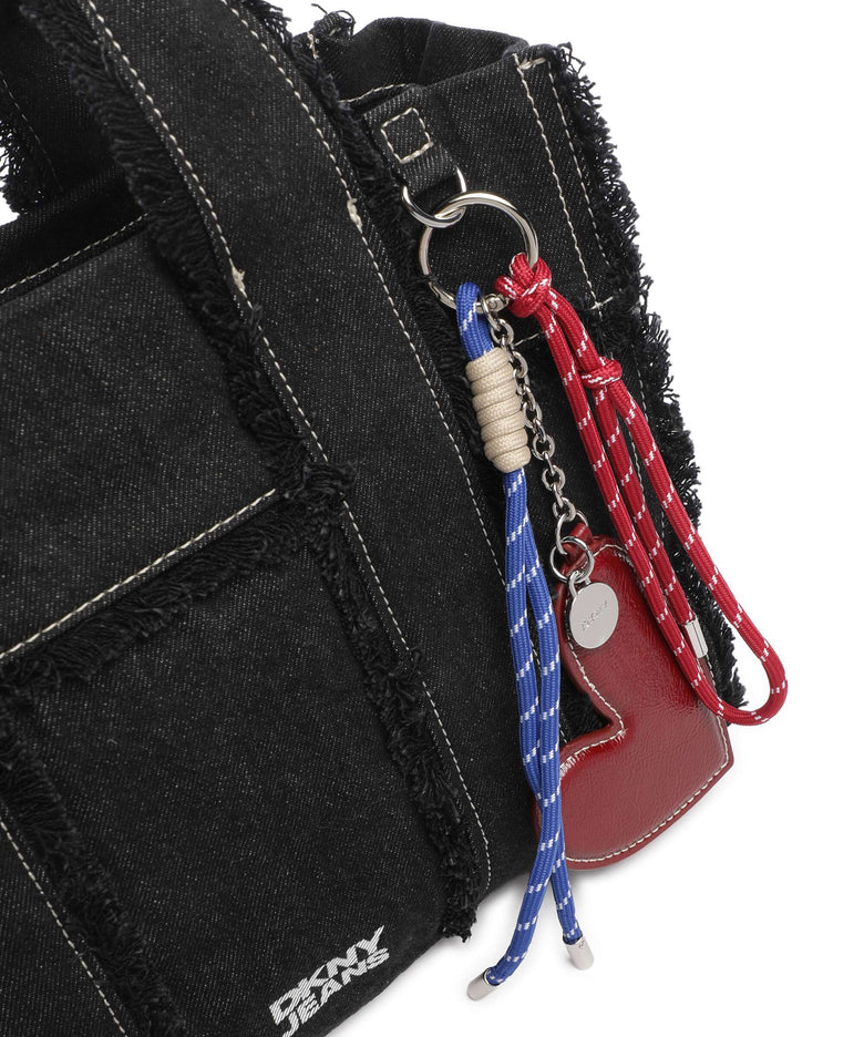 DKNY Barret Medium Handbag black denim