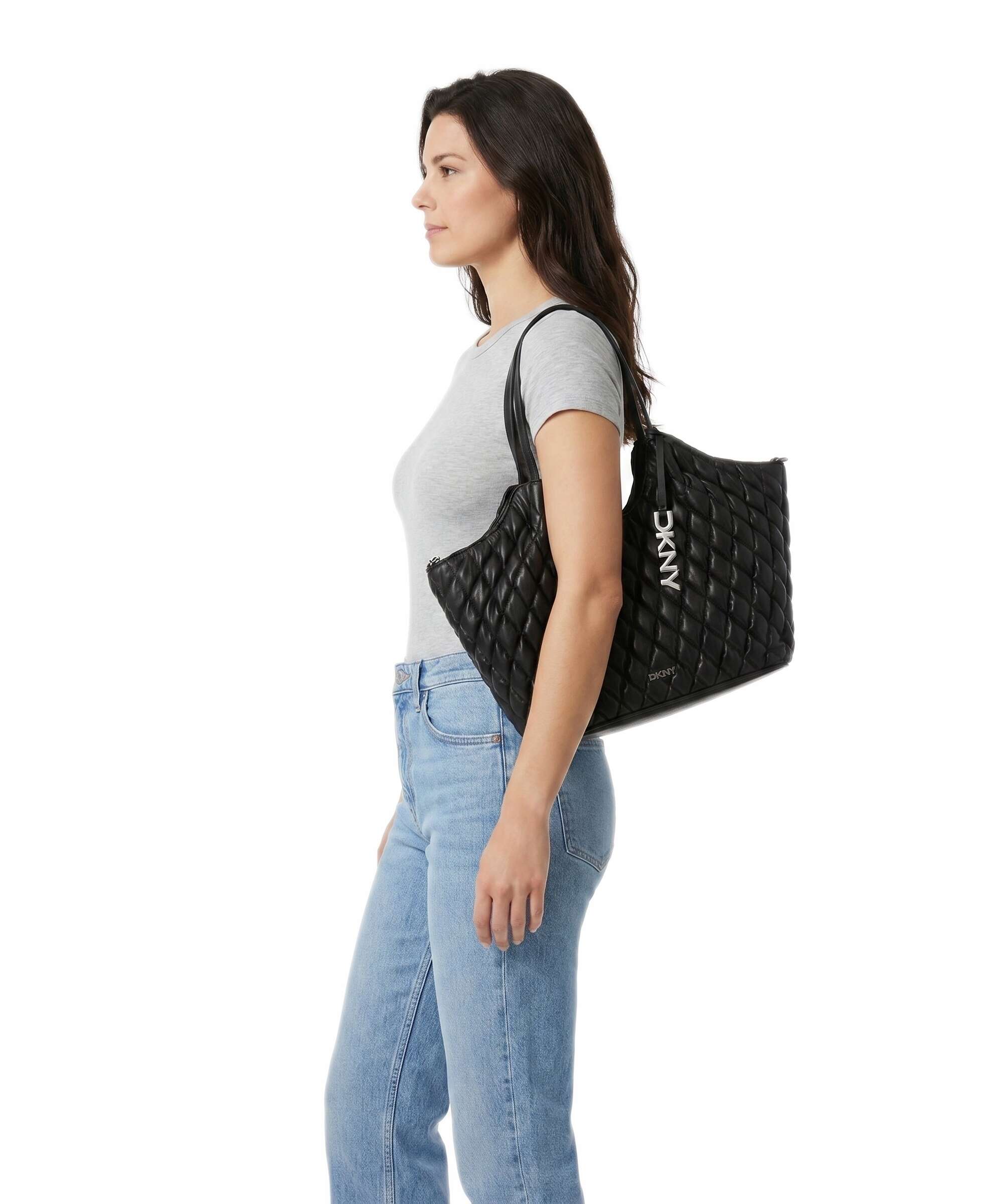 DKNY Paula Medium Tote bag black/silver
