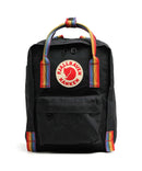 Fjällräven Kånken Rainbow Mini Mochila schwarz