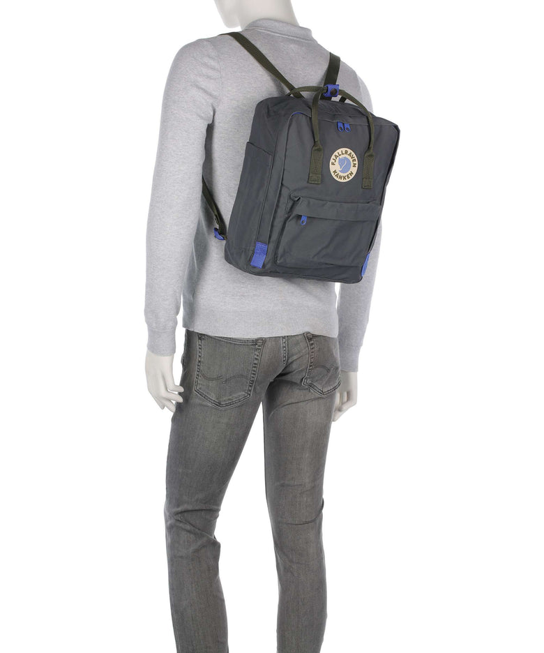 Fjällräven Kånken Koncept Backpack khaki dust/kantarell