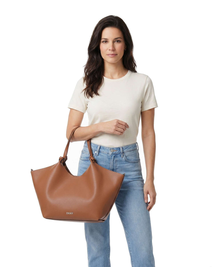 DKNY Paula Commuter Large Tote bag saddle
