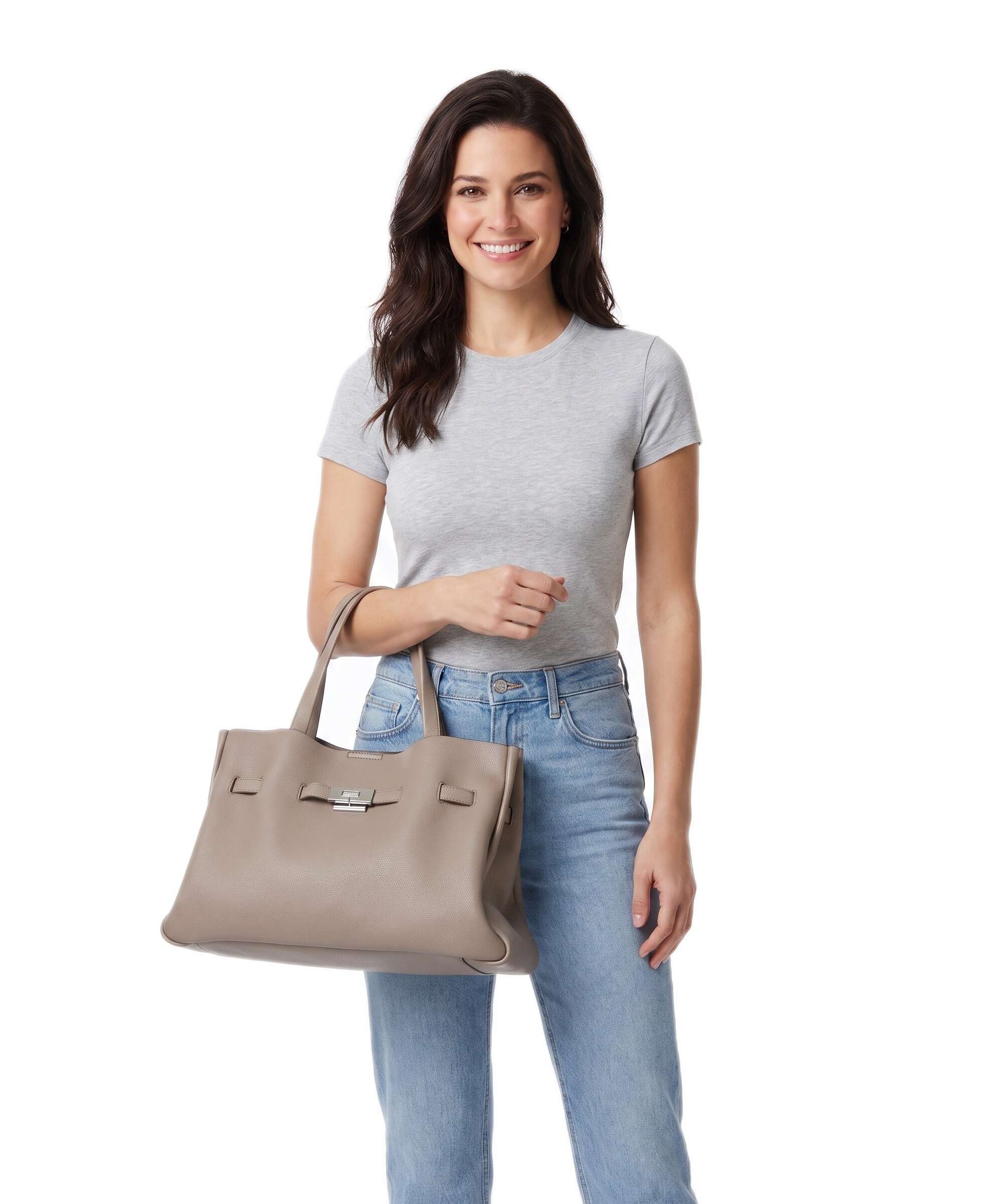 DKNY Bryar Large Handbag mink