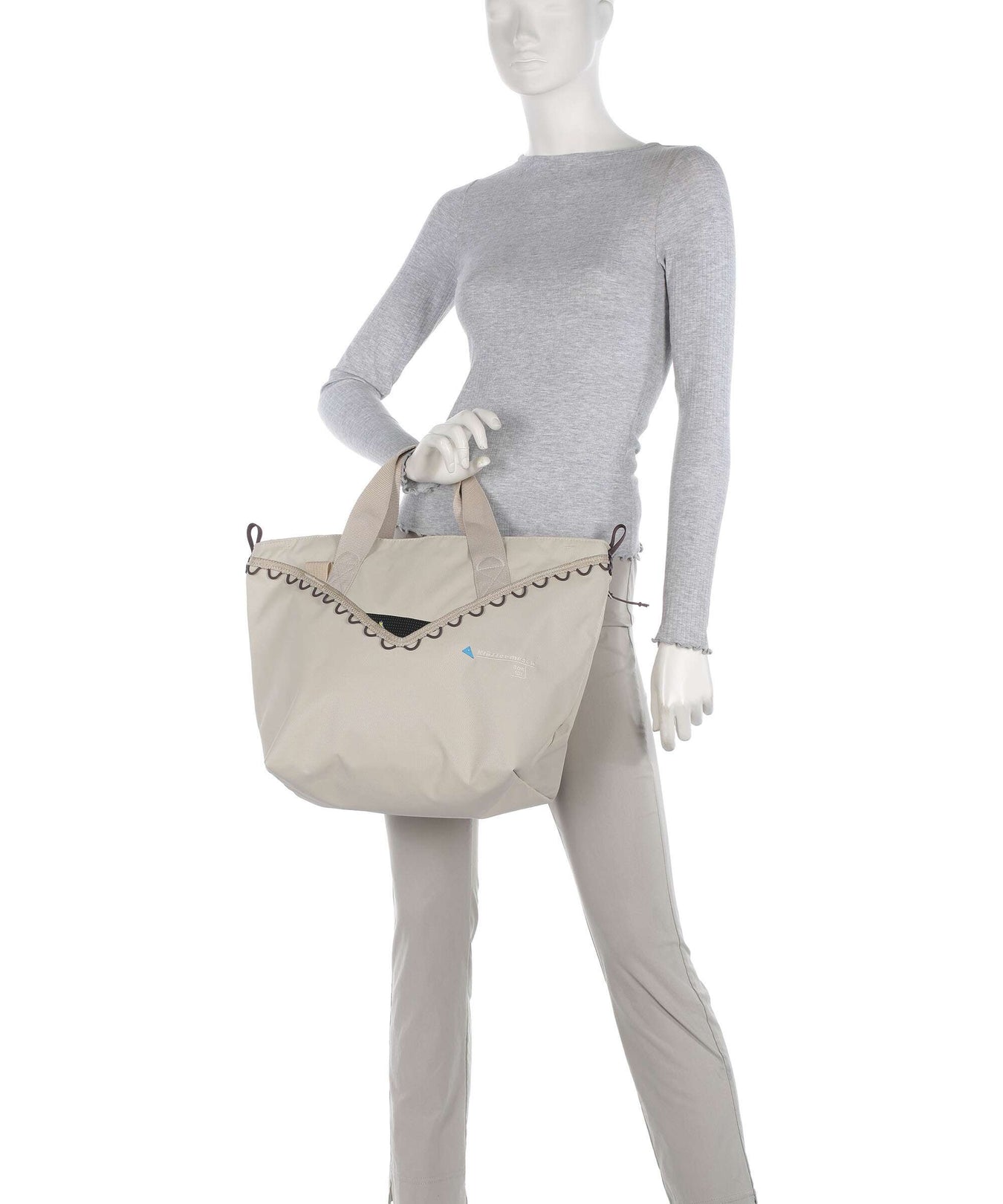 Klättermusen Bor 13L Tote bag silver/creme