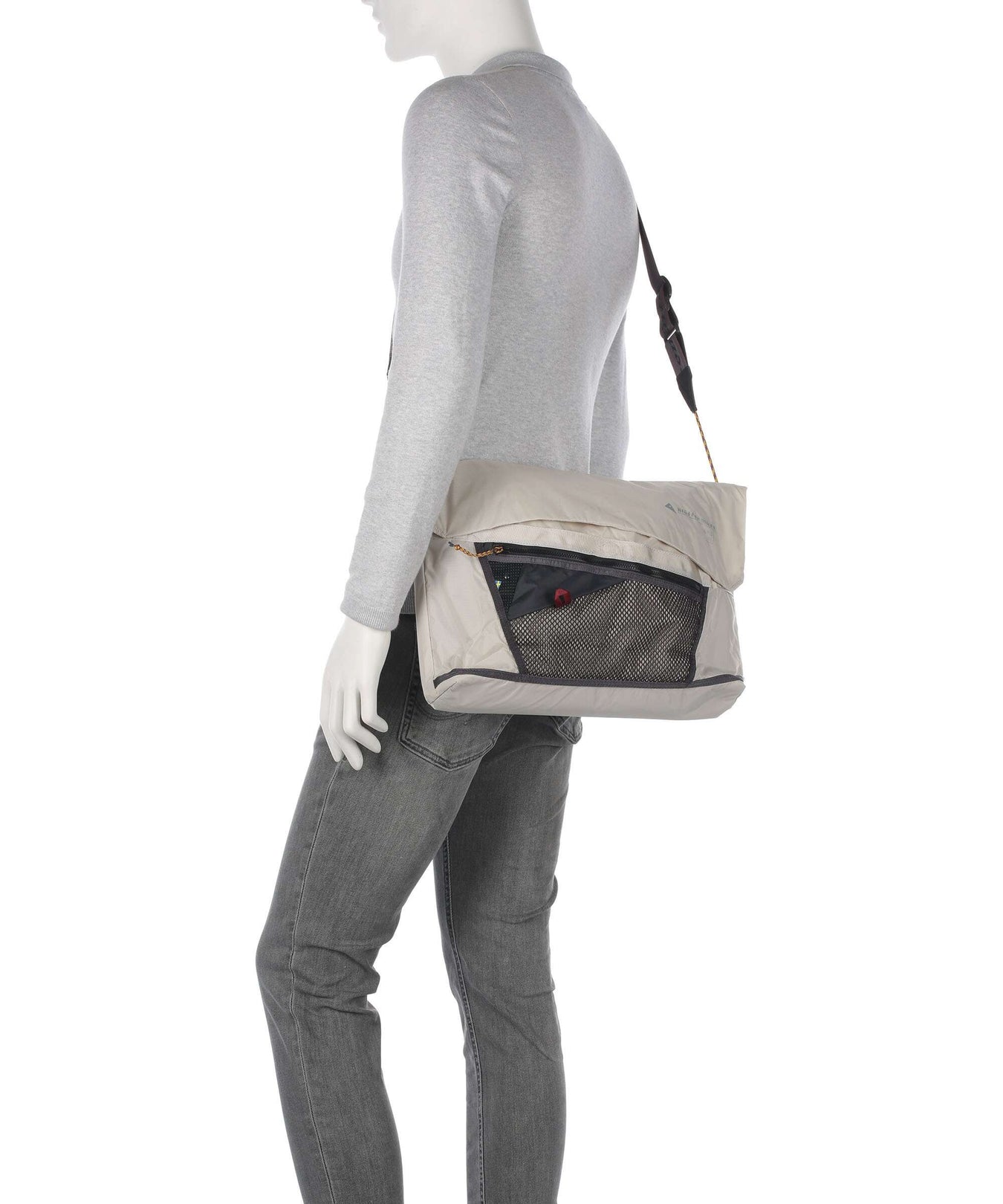 Klättermusen Grid Messenger bag putty grey