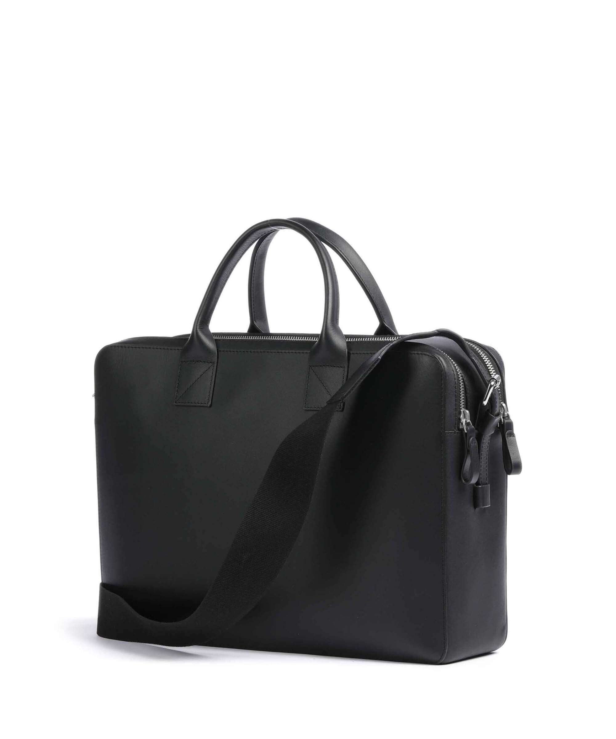 Sandqvist Leather Classics Seth Briefcase black