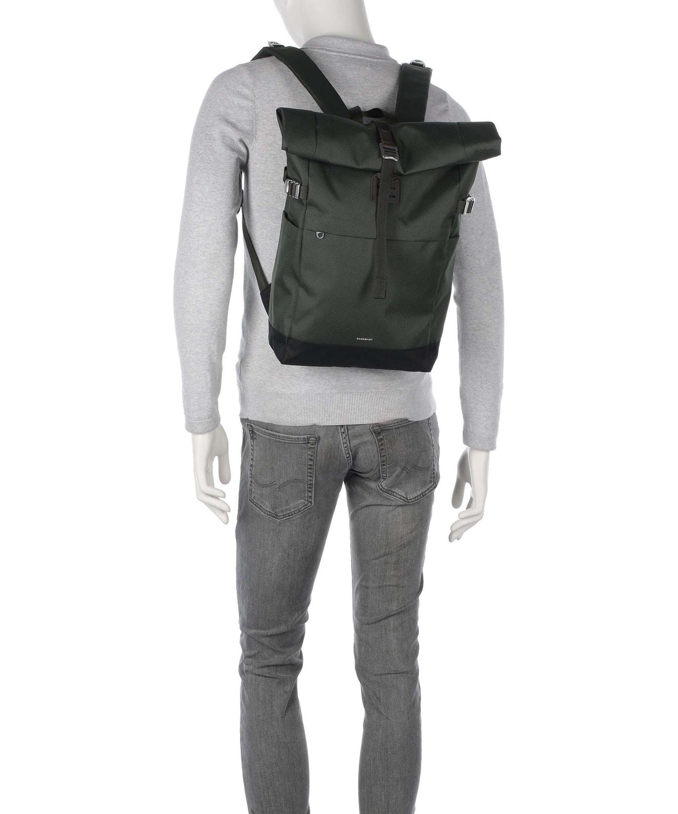 Sandqvist Icon M Rolltop backpack cabernet