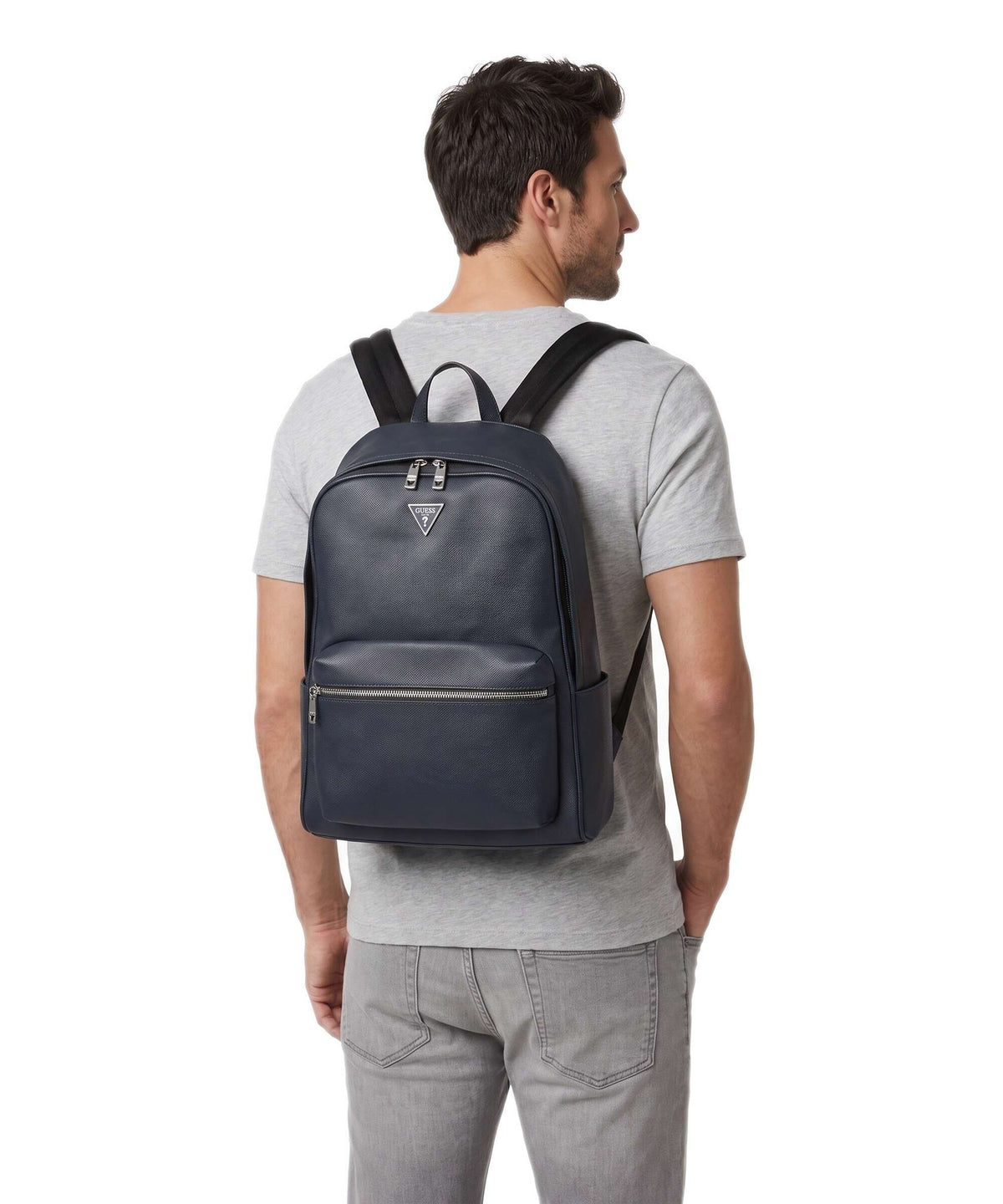 Guess Milano Squared Backpack blue navy