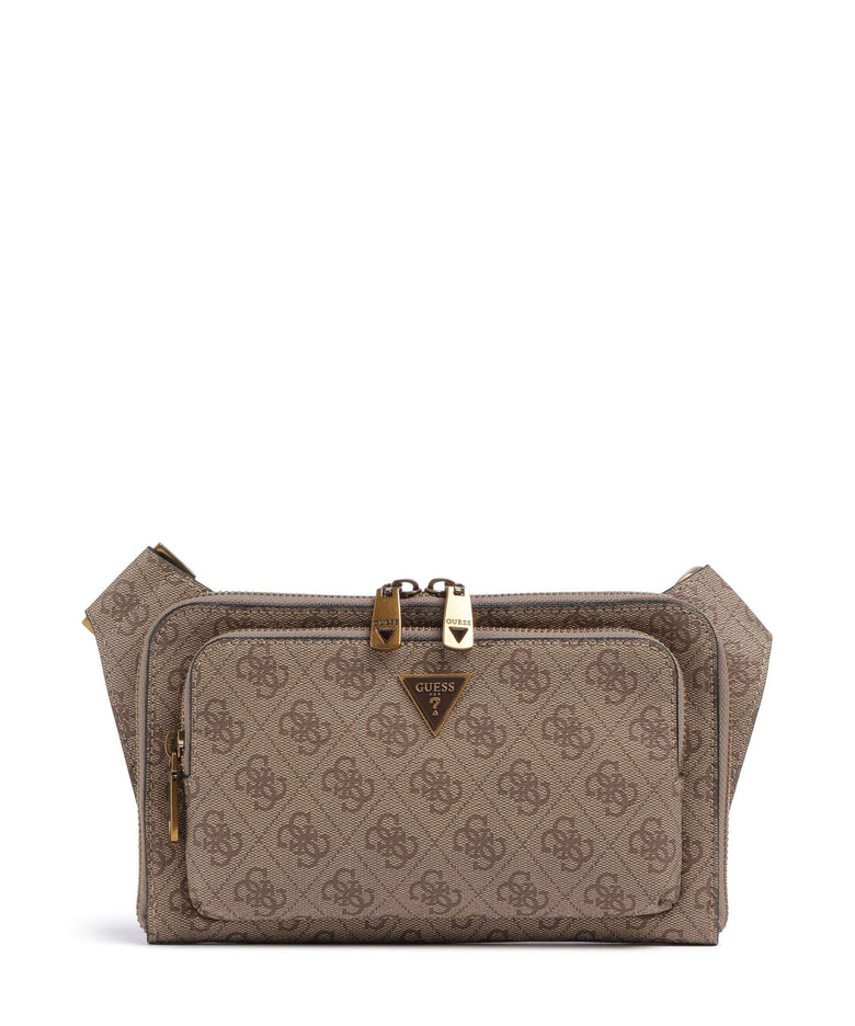 Guess Milano 4G Eco Belt bag beige/brown