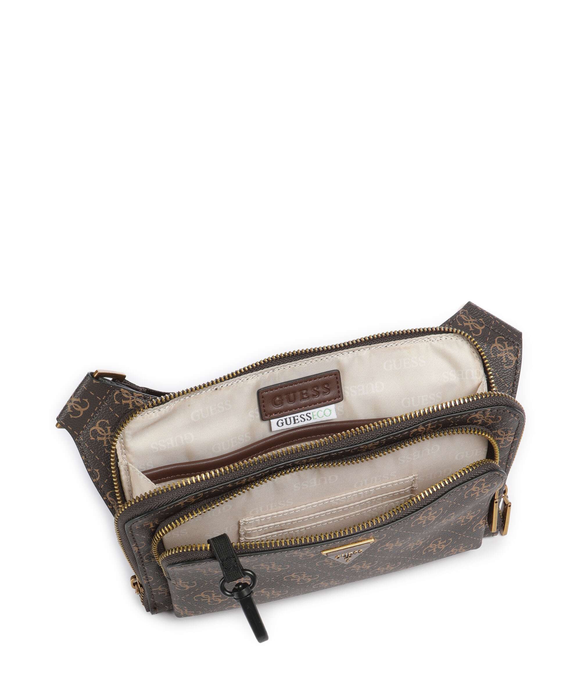 Guess Milano 4G Eco Belt bag brown/ochre