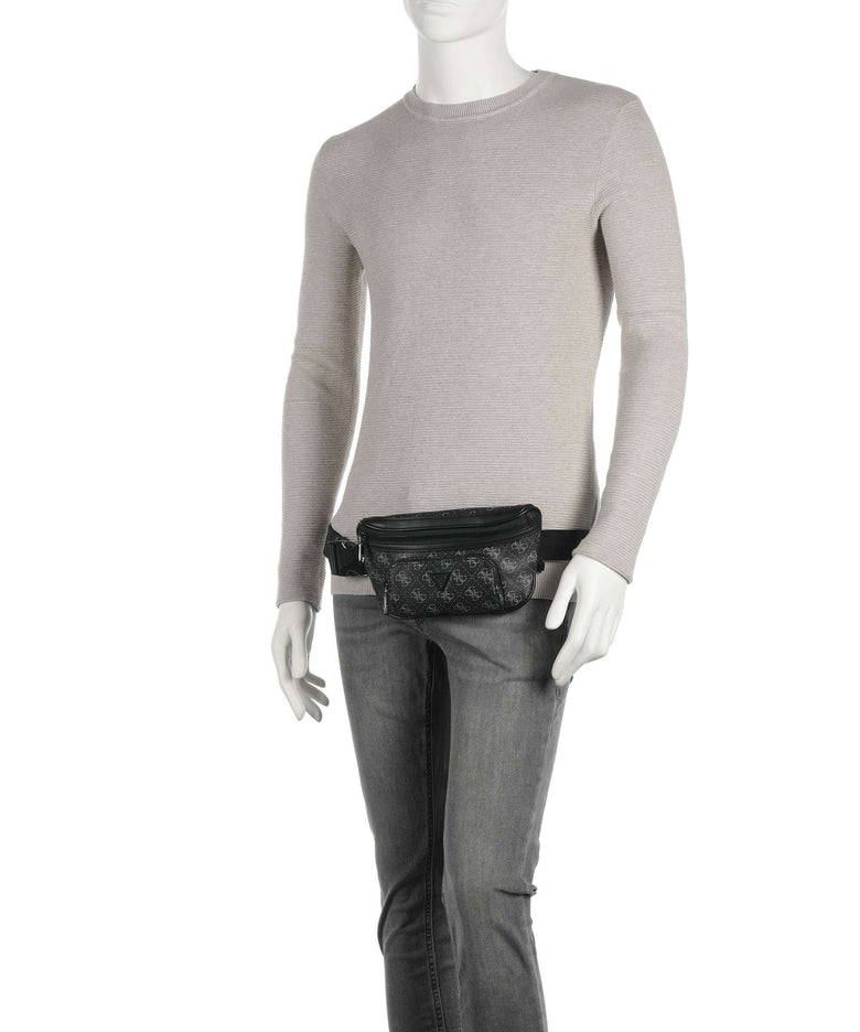 Guess Vezzola Eco Belt bag dark black