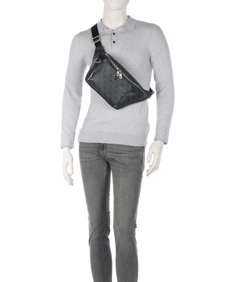 Guess Milano 4G Eco Belt bag black