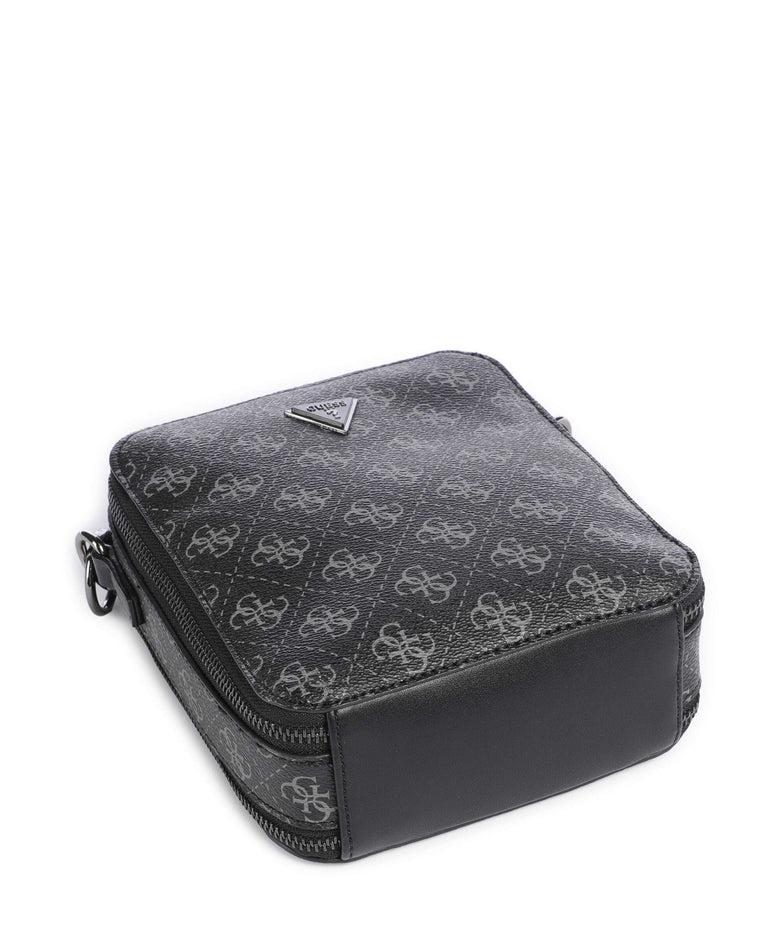 Guess Torino 4G Eco Crossbody bag dark black