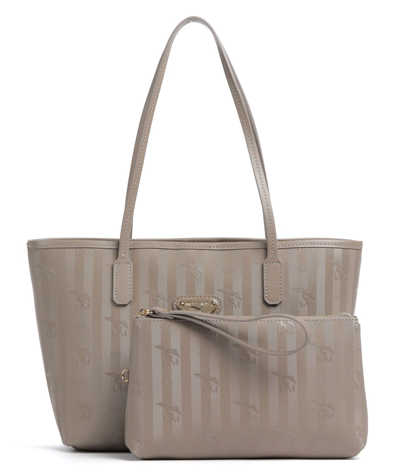 Maison Mollerus Vinerus Genf Tote bag taupe