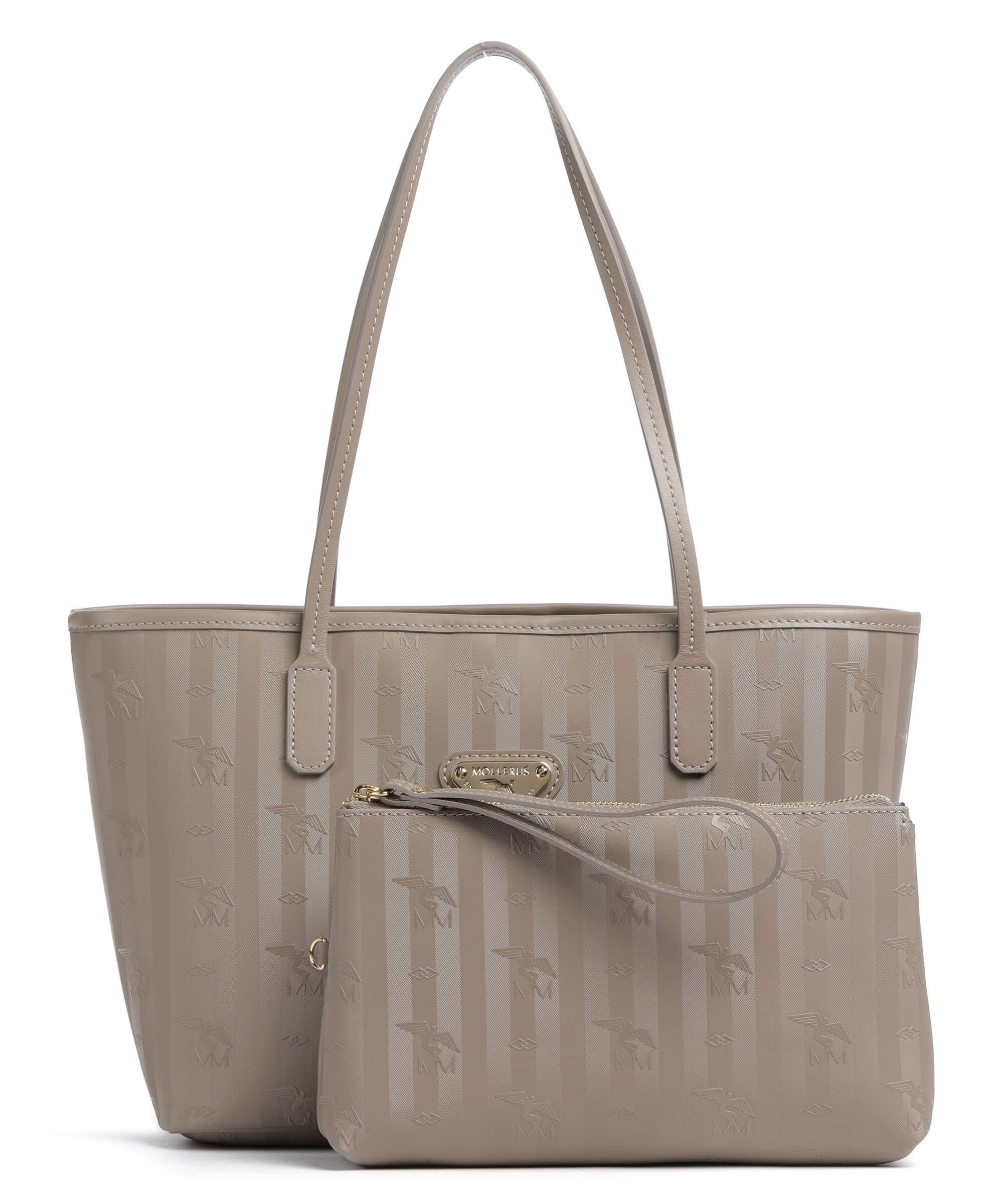 Maison Mollerus Vinerus Genf Tote bag taupe