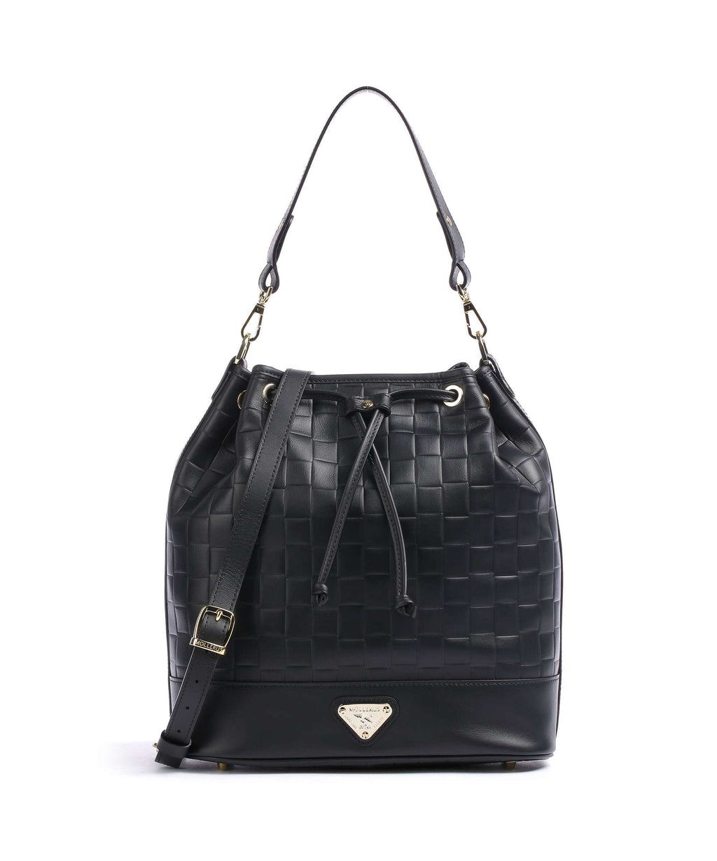 Maison Mollerus Tile Niesen Bucket bag black