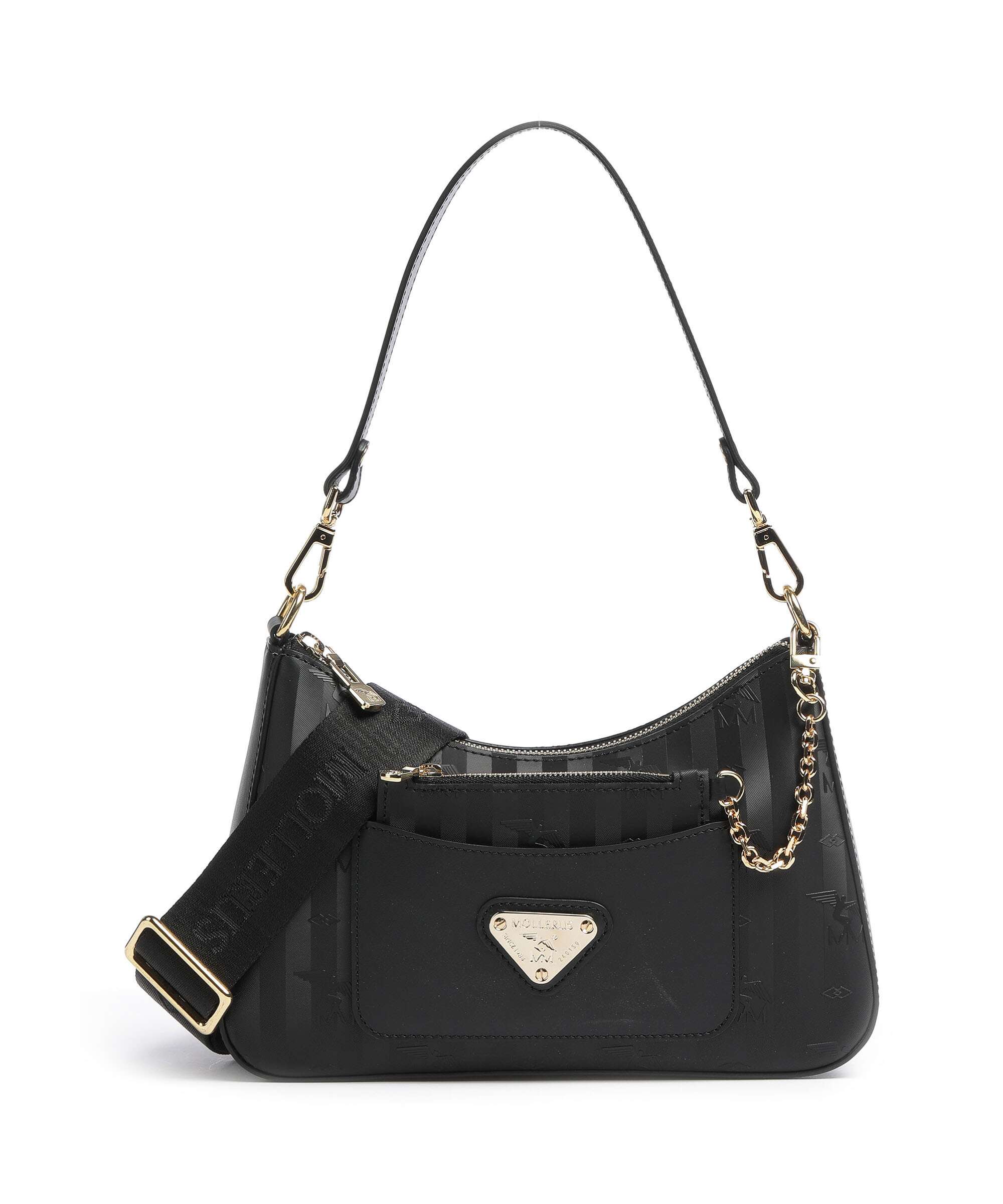Maison Mollerus Vinerus Castiel Shoulder bag classic schwarz
