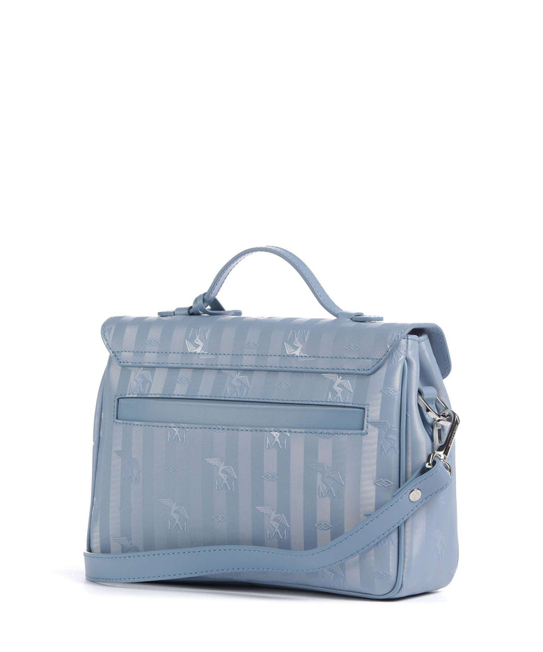 Maison Mollerus Vinerus Marly Crossbody bag metallic silber/sky