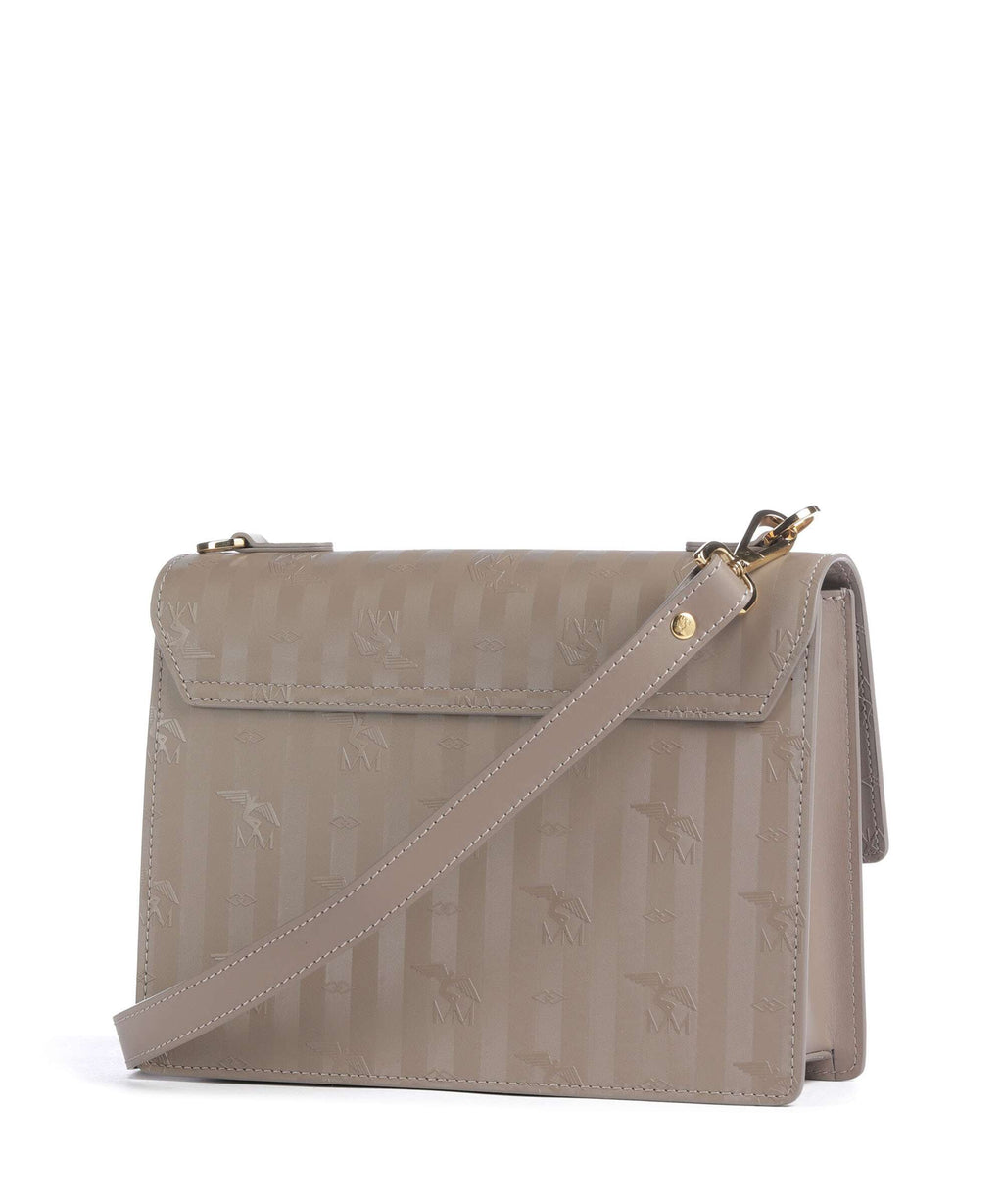 Maison Mollerus Vinerus Fey Crossbody bag taupe grau
