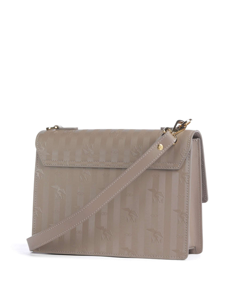Maison Mollerus Vinerus Fey Crossbody bag taupe grau