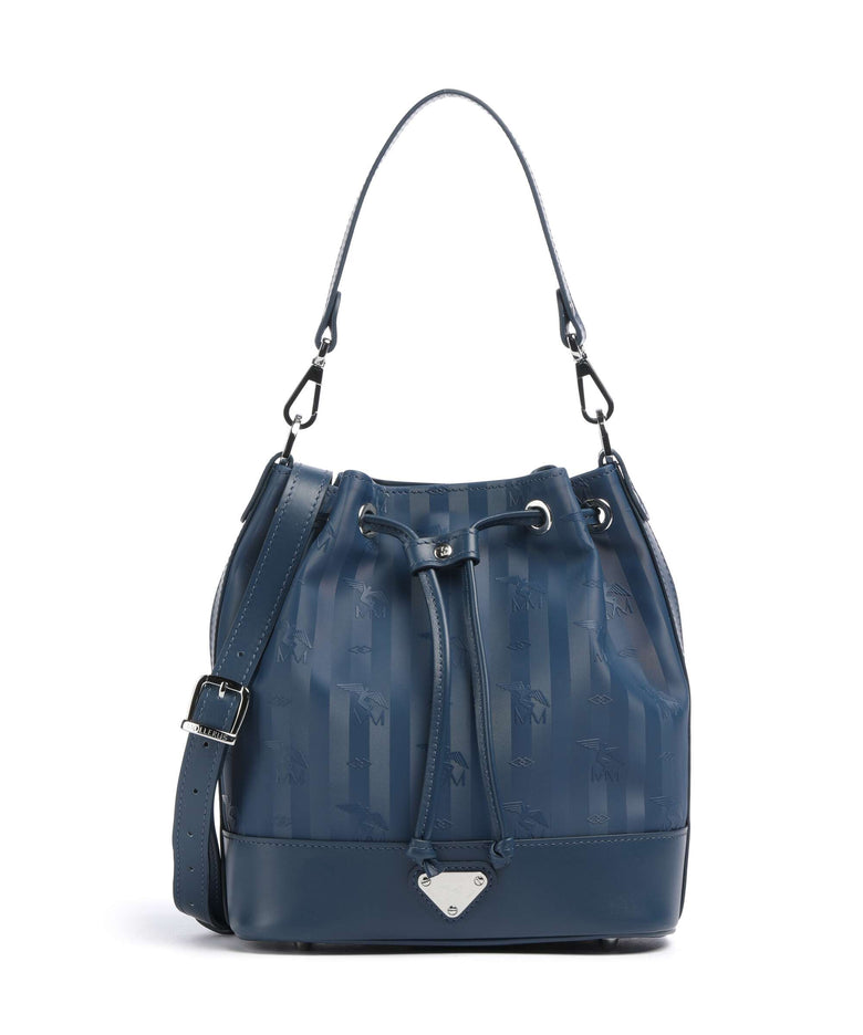 Maison Mollerus Vinerus Sion Bucket bag deep blau