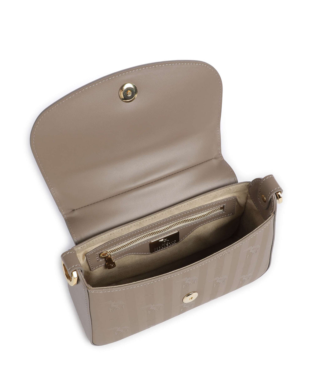 Maison Mollerus Vinerus Noville Crossbody bag taupe grau