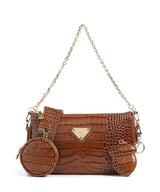 Maison Mollerus Croco Zell Bolsa tiracolo honey braun