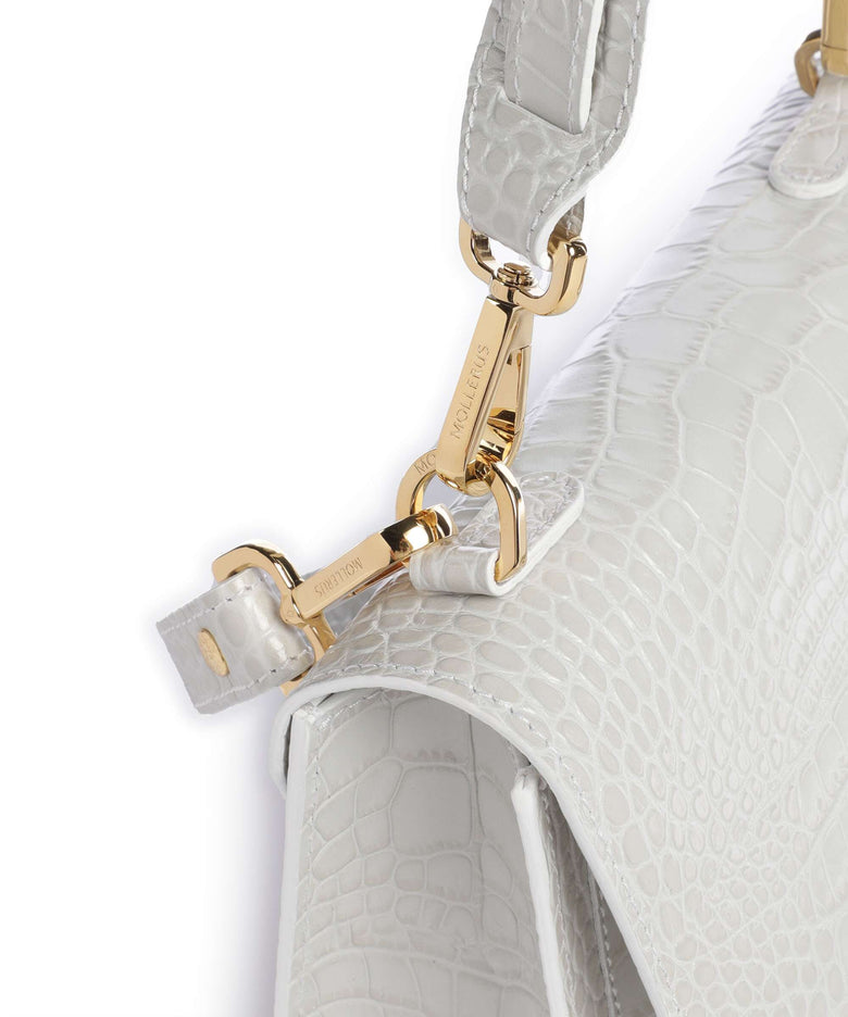 Maison Mollerus Ursy Shoulder bag snow weiss