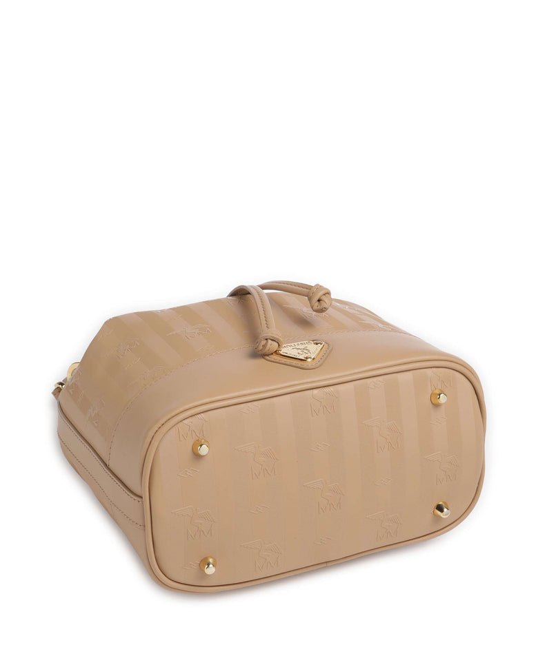 Maison Mollerus Vinerus Sion Bucket bag cappuccino beige