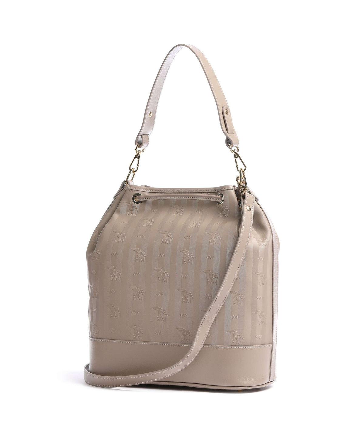 Maison Mollerus Vinerus Niesen Bucket bag taupe