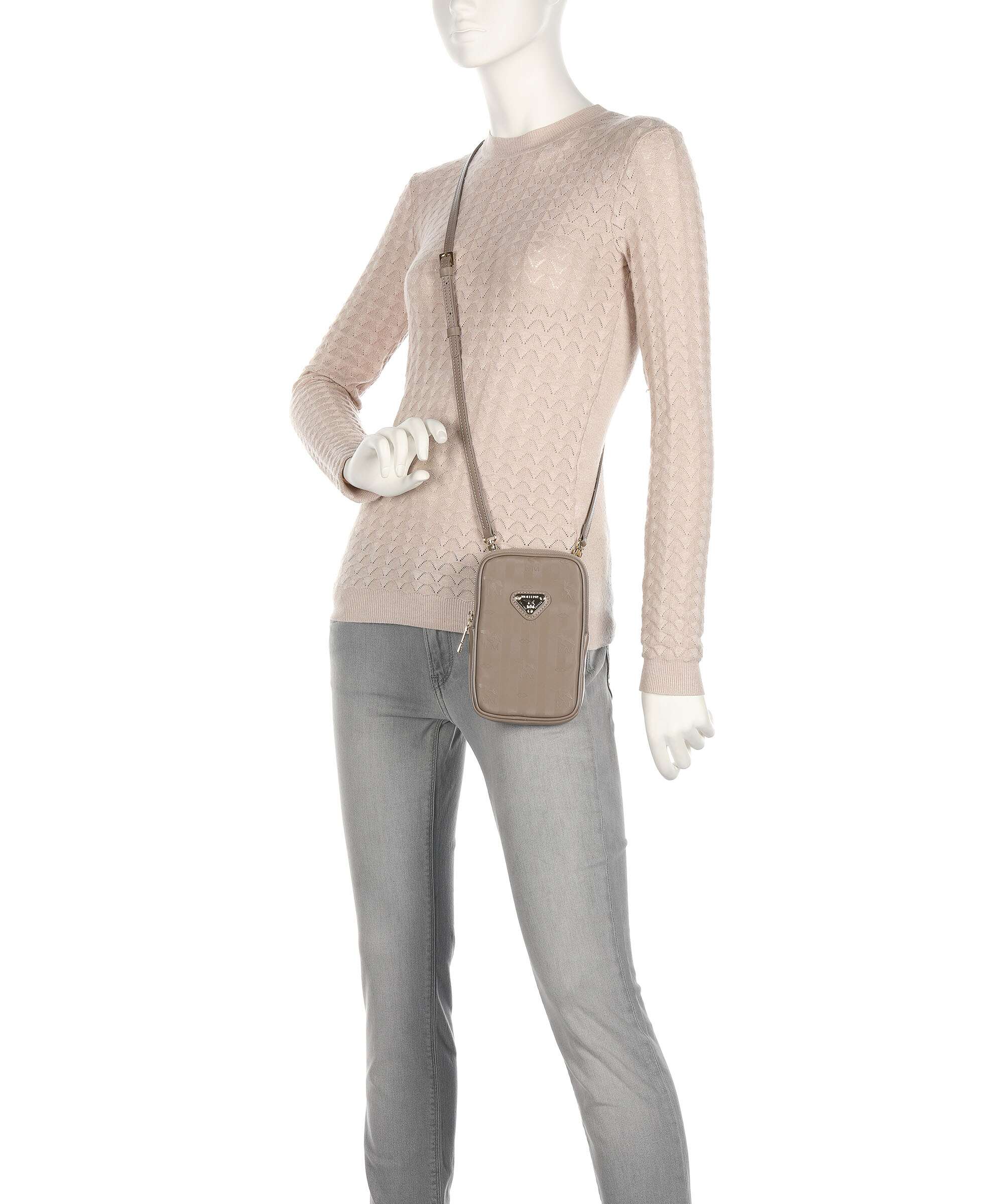 Maison Mollerus Vinerus Wildhorn Phone bag taupe