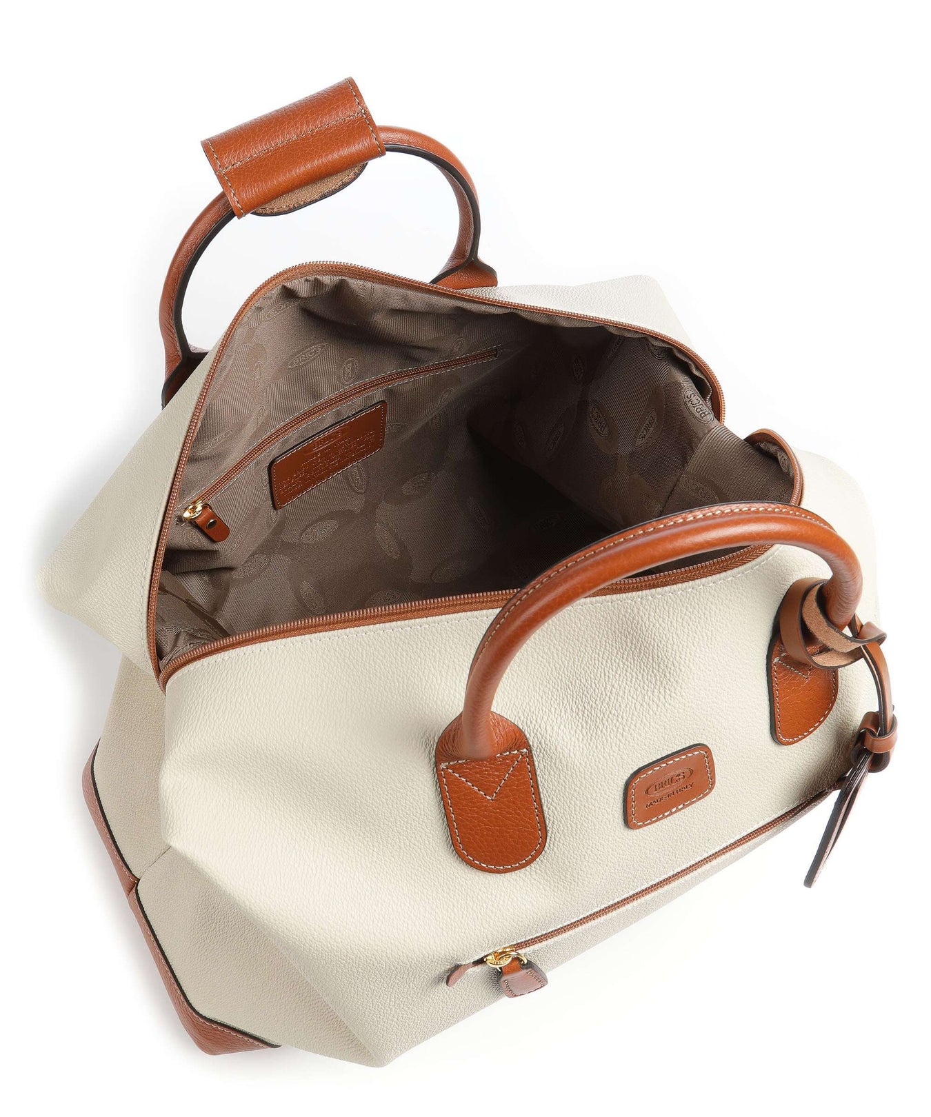 Brics Firenze Weekend bag cream