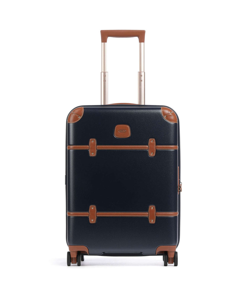 Brics Bellagio Spinner (4 wheels) blue/tan