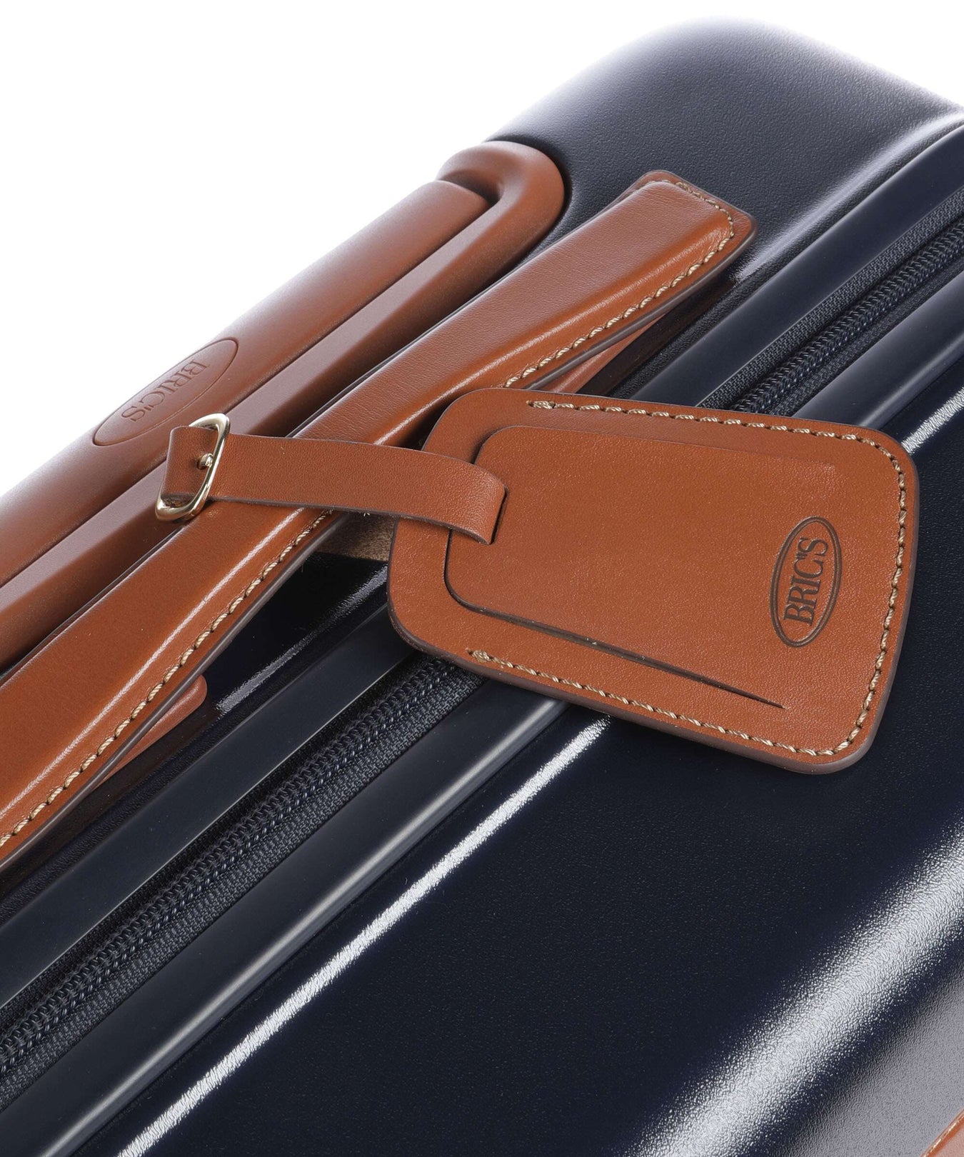 Brics Bellagio Spinner (4 wheels) blue/tan