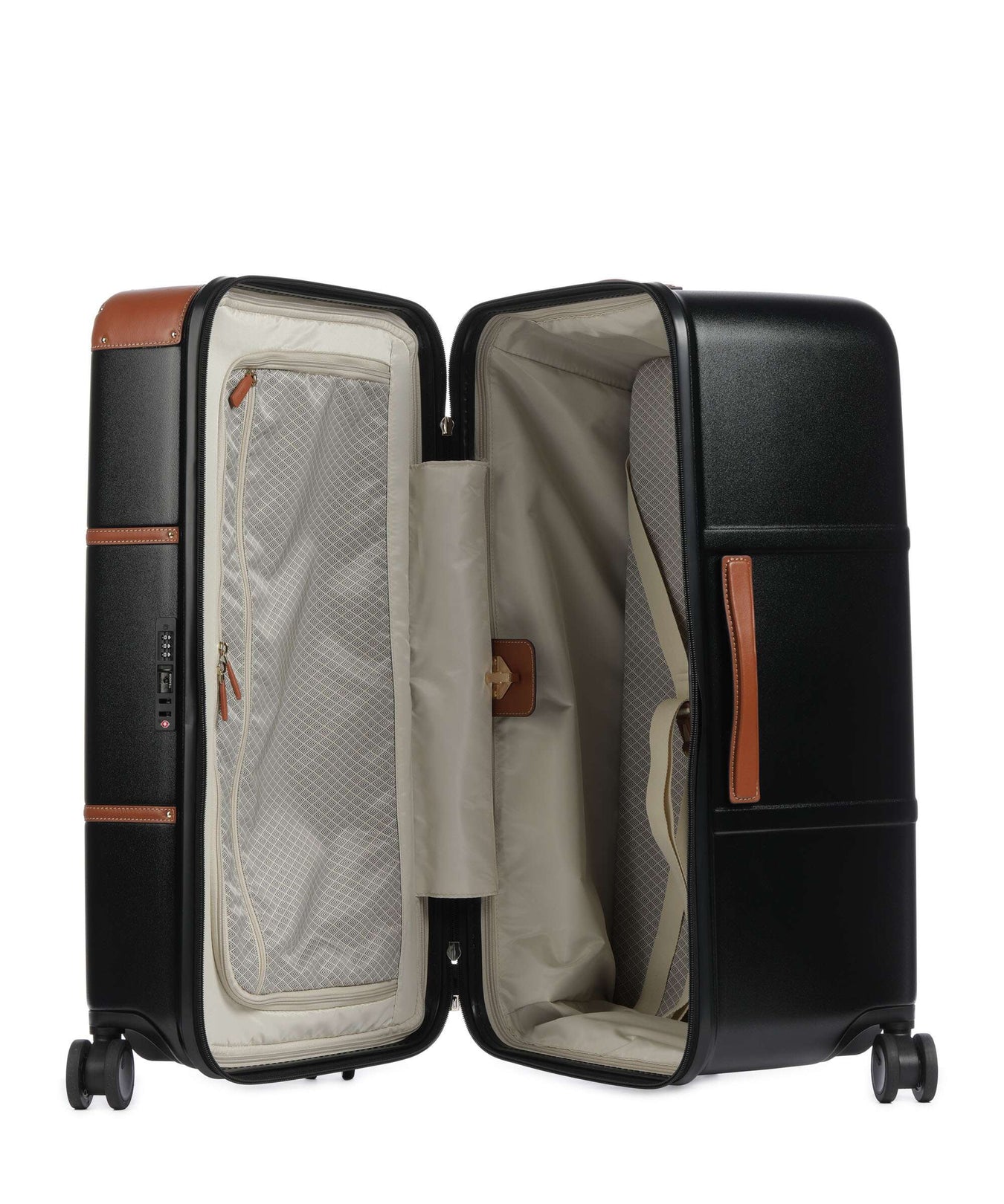 Brics Bellagio Spinner (4 wheels) black/tan