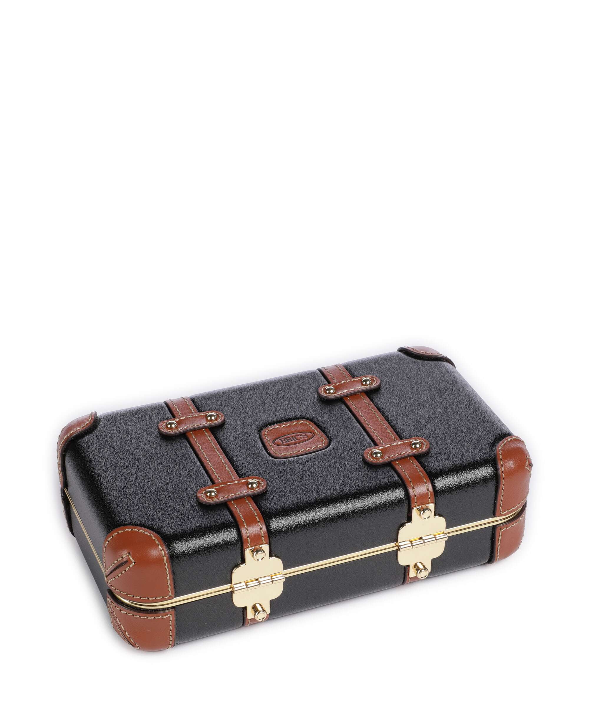 Brics Bellagio Crossbody bag black/tan
